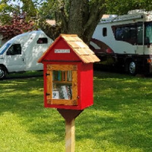 Shaded Lakeside RV Campsite Retreat